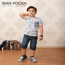تی شرت و شلوارک پسرانه طرح حیوانات